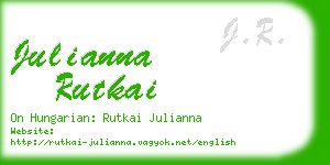 julianna rutkai business card